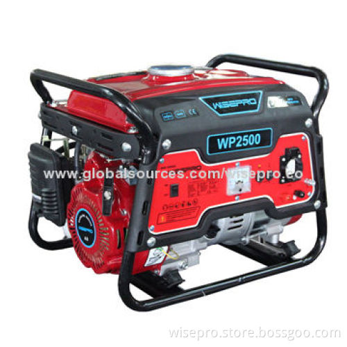 Gasoline portable generator, 2kW electric start, with battery